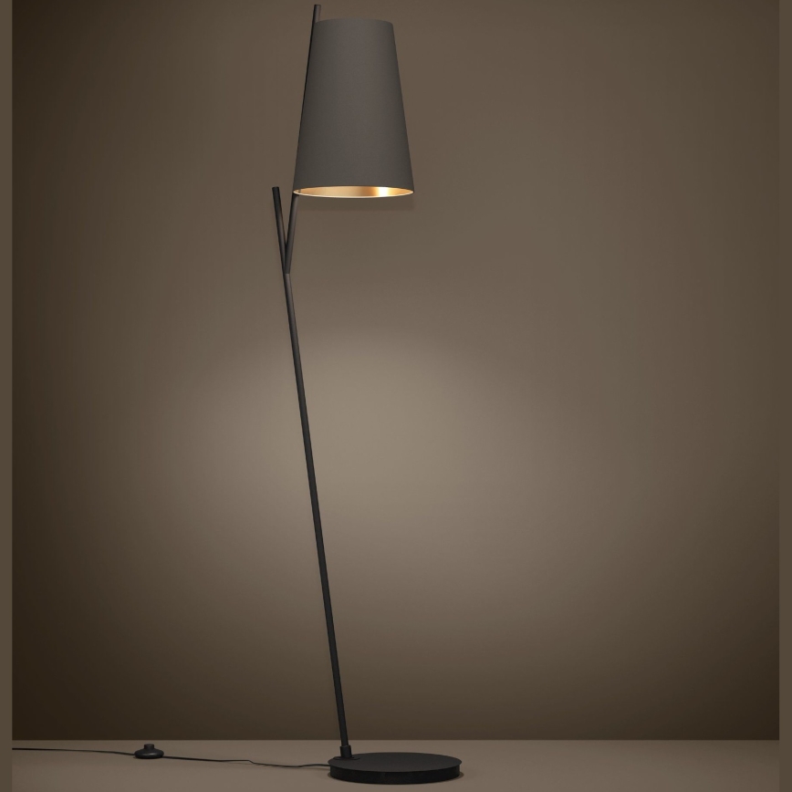 Eglo - Grīdas stāvlampa 1xE27/40W/230V brūna