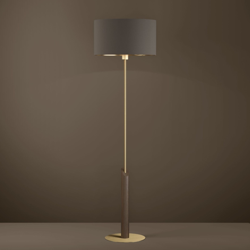 Eglo - Grīdas stāvlampa 1xE27/40W/230V brūna/zelta