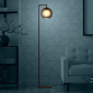 Eglo - Grīdas stāvlampa 1xE27/40W/230V dūmakains