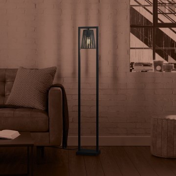 Eglo - Grīdas stāvlampa 1xE27/40W/230V melna
