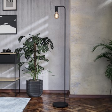 Eglo - Grīdas stāvlampa 1xE27/40W/230V melna