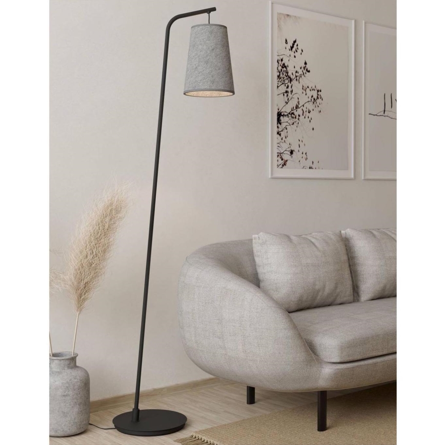 Eglo - Grīdas stāvlampa 1xE27/40W/230V pelēka