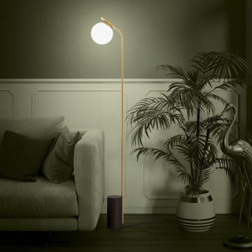 Eglo - Grīdas stāvlampa 1xE27/40W/230V zelta