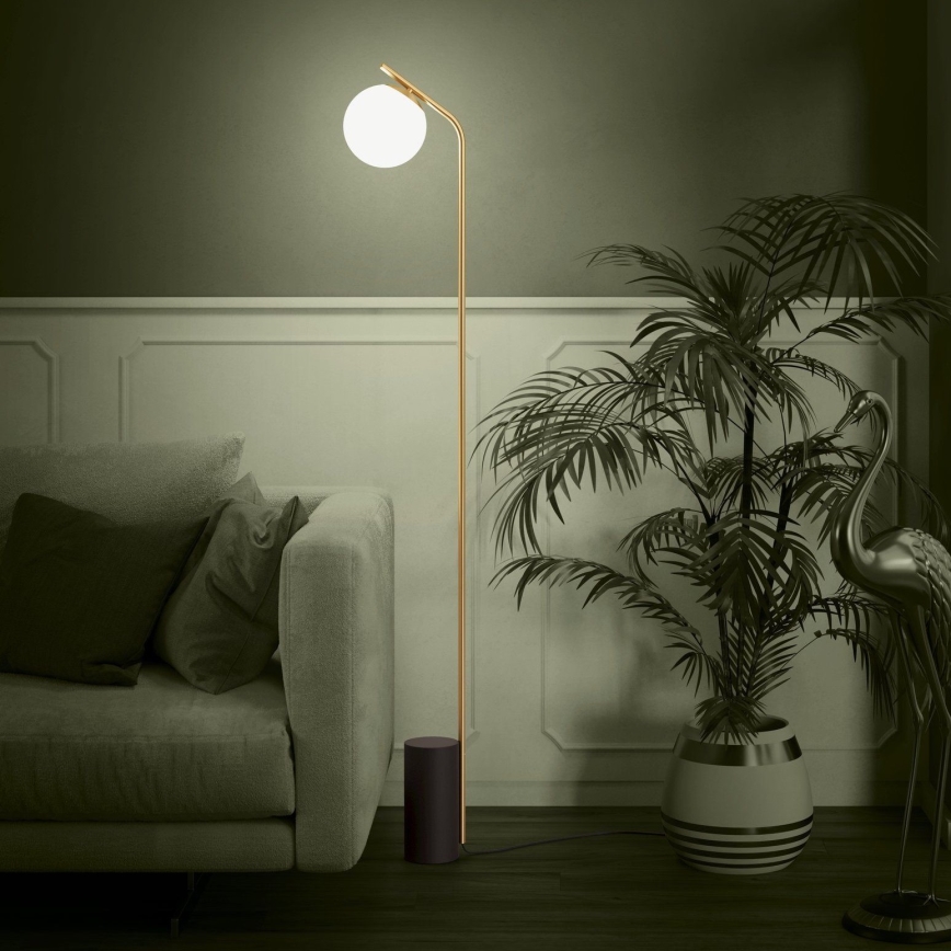 Eglo - Grīdas stāvlampa 1xE27/40W/230V zelta