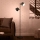 Eglo - Grīdas stāvlampa 2xE27/28W/230V melna