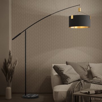 Eglo - Grīdas stāvlampa 3xE27/40W/230V melna/zelta