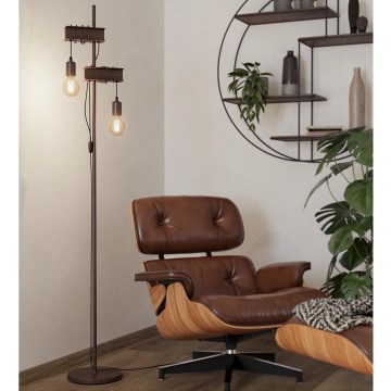 Eglo - Grīdas stāvlampa TOWNSHEND 2xE27/10W/230V