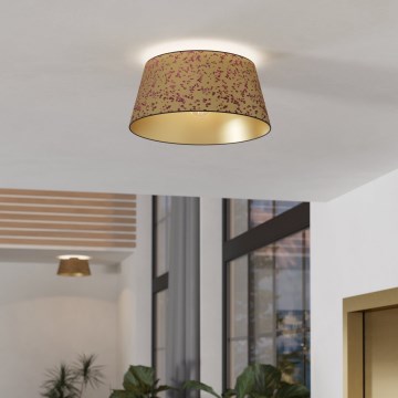 Eglo - Griestu lampa 1xE27/25W/230V zelta/rozā