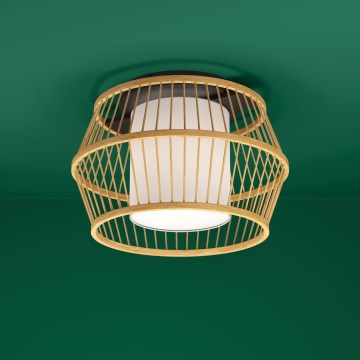 Eglo - Griestu lampa 1xE27/40W/230V bambusa