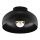 Eglo - Griestu lampa 1xE27/40W/230V melna