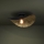 Eglo - Griestu lampa 1xE27/40W/230V melna/zelta