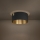 Eglo - Griestu lampa 1xE27/40W/230V melna/zelta