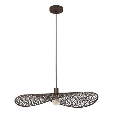 Eglo - Karājamā lustra ar vadu 1xE27/60W/230V Ø 80 cm bronzas krāsā