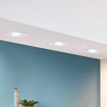 Eglo - KOMPLEKTS 3x LED iebūvējams griestu gaismeklis PINEDA 1xLED/4,9W/230V