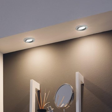 Eglo - KOMPLEKTS 3x LED iebūvējams griestu gaismeklis PINEDA 1xLED/4,9W/230V