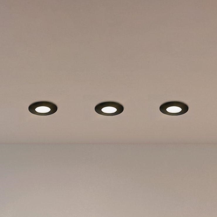 Eglo - KOMPLEKTS 3x LED Iegremdējama vannas istabas lampa PINEDA LED/4,9W/230V IP44