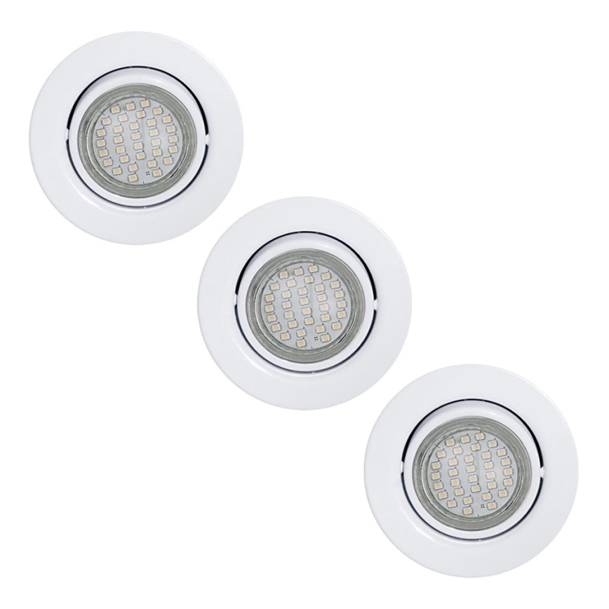 Eglo - KOMPLEKTS 3x LED piekaramo griestu gaismeklis 3xGU10/3W/230V