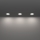 Eglo - Komplekts 3x LED vannas istabas iebūvējamais griestu gaismeklis LED/4,9W/230V 2700/4000/6500K Ø 8,8 cm IP65 balts