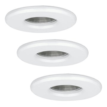 Eglo - KOMPLEKTS 3x LED vannas istabas lampa IGOA 1xGU10/3,3W/230V IP44