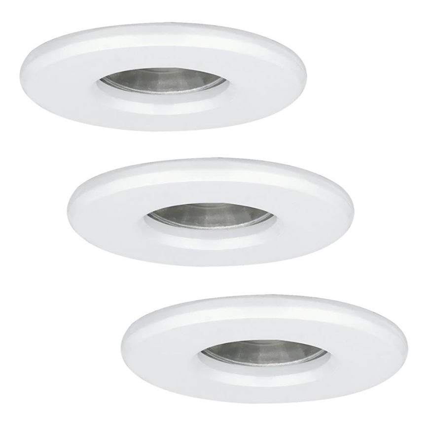 Eglo - KOMPLEKTS 3x LED vannas istabas lampa IGOA 1xGU10/3,3W/230V IP44