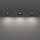 Eglo - komplekts 3× LED vannas istabas iebūvējamie griestu gaismekļi, 4,9 W, 230 V, 2700/4000/6500 K, Ø 8,8 cm, IP65, melni