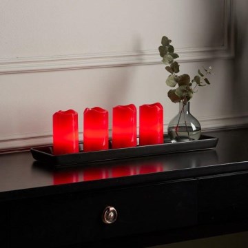 Eglo - Komplekts 4x LED Ziemassvētku rotājumi ADVENT LED/0,18W/2xCR2032 + ar tālvadības pulti