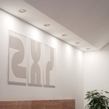 Eglo - KOMPLEKTS 5x LED iebūvējamie griestu punktveida gaismekļi LED/4,8W/230V 2700/4000/6500K matēts hroms