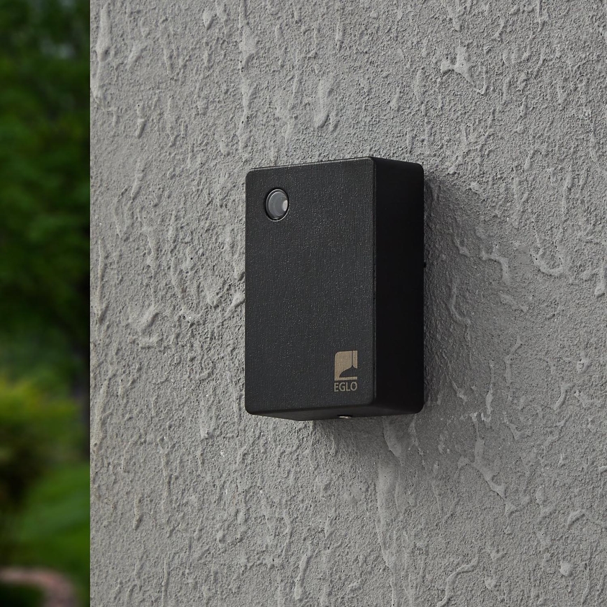 Eglo - Krēslas sensors 2-100 lux melna IP44