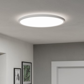 Eglo - LED Aptumšojama āra griestu lampa LED/16,8W/230V 2700-6500K d. 50 cm IP44 balta + tālvadības pults