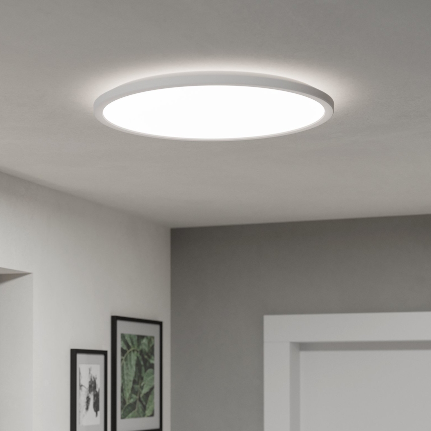 Eglo - LED Aptumšojama āra griestu lampa LED/16,8W/230V 2700-6500K d. 50 cm IP44 balta + tālvadības pults