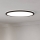 Eglo - LED Aptumšojama āra griestu lampa LED/16,8W/230V 2700-6500K d. 50 cm IP44 melna + tālvadības pults