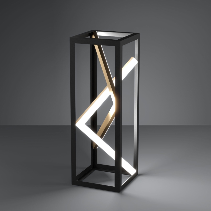Eglo - LED Aptumšojama galda lampa LED/21W/230V 2700-6500K melna/zelta + tālvadības pults