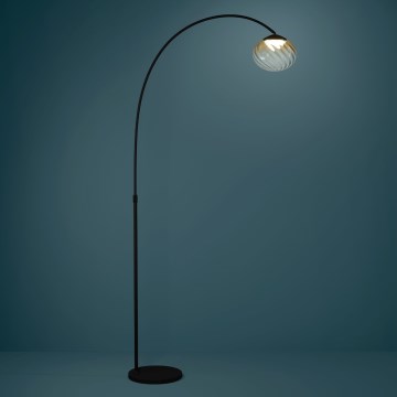 Eglo - LED aptumšojama grīdas lampa LED/5,8W/230V 2200-6500K bēša/dūmakaina + tālvadības pults