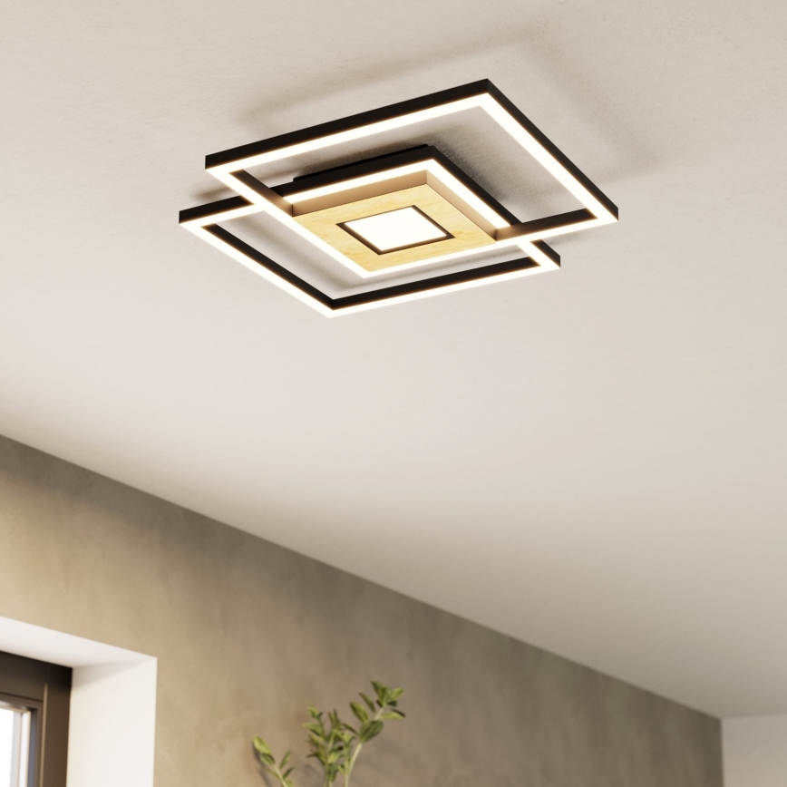 Eglo - LED Aptumšojama griestu lampa 2xLED/17W/230V +1xLED/4,2W 2700-6500K + tālvadības pults