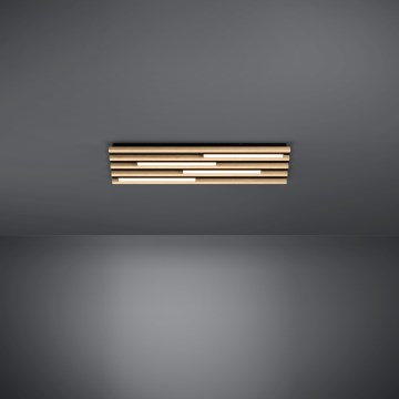 Eglo - LED Aptumšojama griestu lampa 4xLED/9W/230V 3000K 22x78 cm brūna