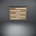 Eglo - LED Aptumšojama griestu lampa 6xLED/8,5W/230V 3000K 57,5x57,5 cm brūna