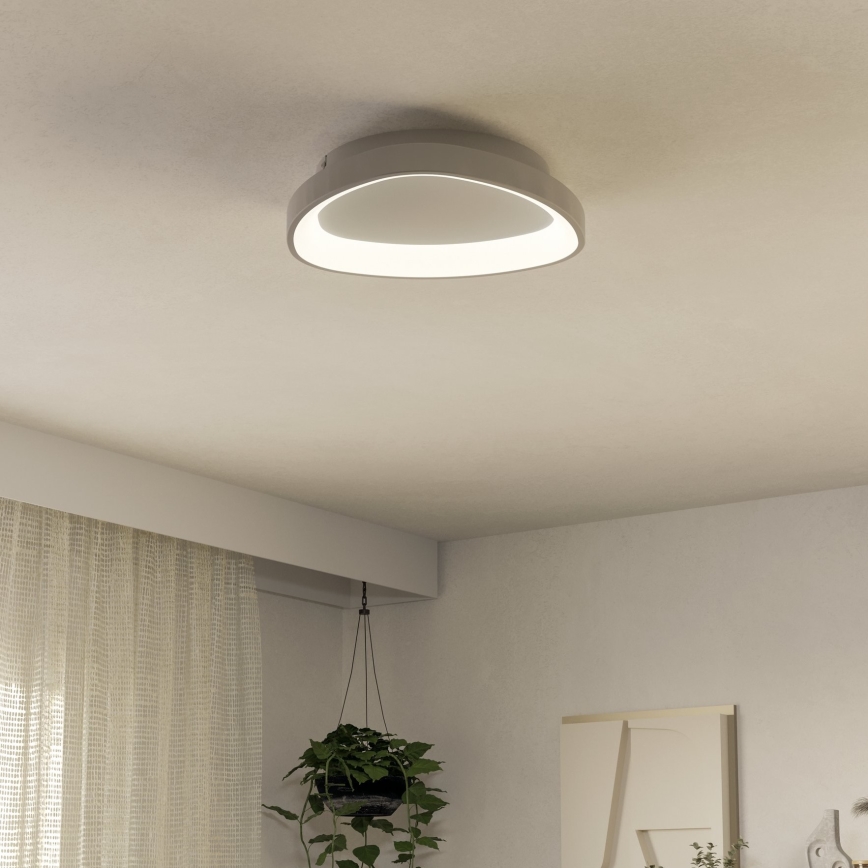 Eglo - LED Aptumšojama griestu lampa LED/12W/230V 2700-6500K balta + tālvadības pults