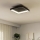 Eglo - LED Aptumšojama griestu lampa LED/12W/230V 2700-6500K melna + tālvadības pults