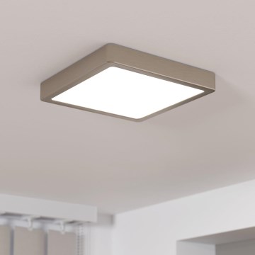 Eglo - LED Aptumšojama griestu lampa LED/17W/230V matēts hroms