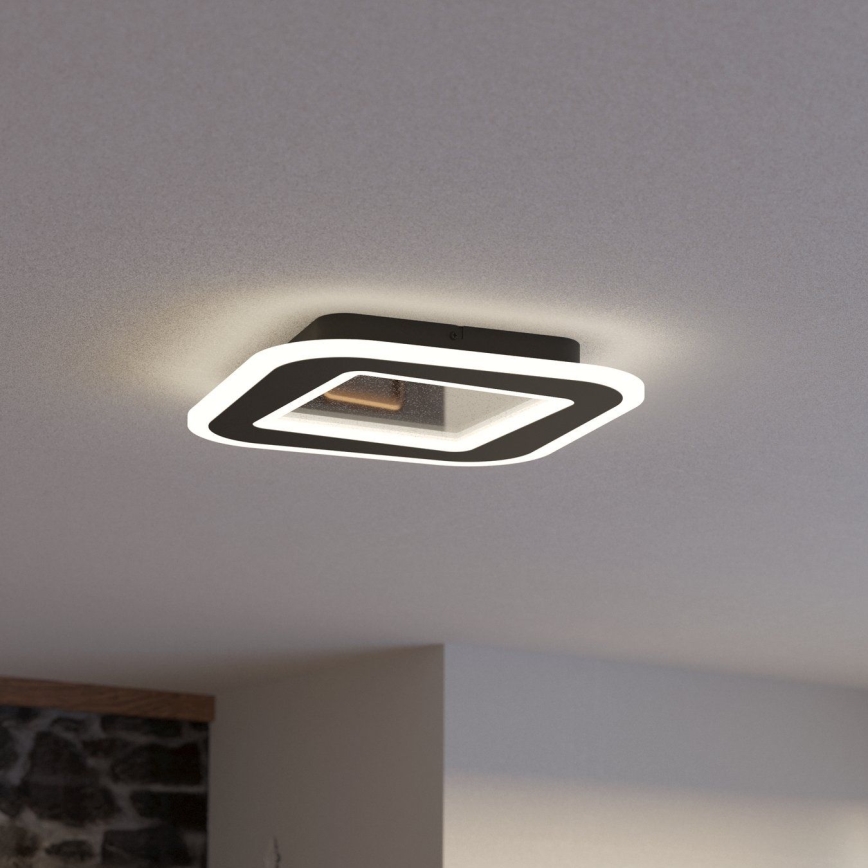 Eglo - LED Aptumšojama griestu lampa LED/20W/230V 2700-6500K melna + tālvadības pults