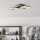 Eglo - LED Aptumšojama griestu lampa LED/20W/230V 4000K melna/zelta