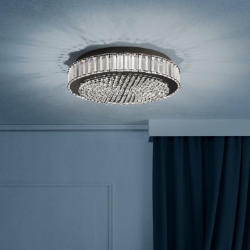 Eglo - LED Aptumšojama griestu lampa LED/23,5W/230V 4000K melna