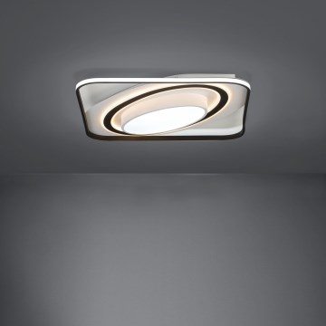 Eglo - LED Aptumšojama griestu lampa LED/28W/230V+LED/13W+ LED/2,8W 3000-6500K melna + tālvadības pults