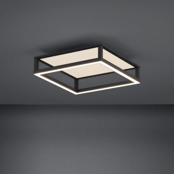 Eglo - LED Aptumšojama griestu lampa LED/29,4W/230V 2700-6500K melna + tālvadības pults