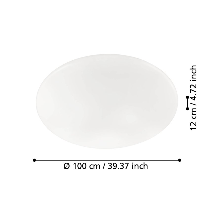 Eglo - LED Aptumšojama griestu lampa LED/80W/230V + tālvadības pults