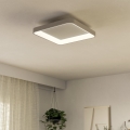 Eglo - LED Aptumšojama griestu lampa LORETELLO LED/12W/230V balta + tālvadības pults