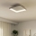 Eglo - LED Aptumšojama griestu lampa LORETELLO LED/12W/230V balta + tālvadības pults