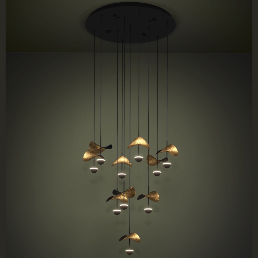 Eglo - LED Aptumšojama lustra ar auklu 10xLED/2,3W/230V 3000K d. 58 cm