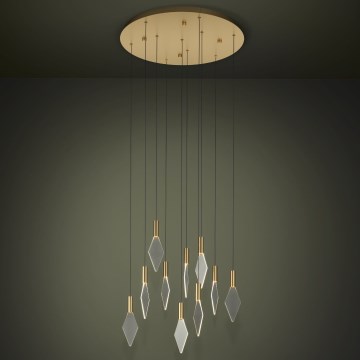 Eglo - LED Aptumšojama lustra ar auklu 10xLED/3W/230V 3000K d. 58 cm zelta