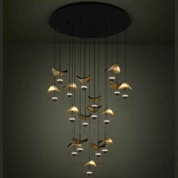 Eglo - LED Aptumšojama lustra ar auklu 17xLED/2,3W/230V 3000K d. 78 cm